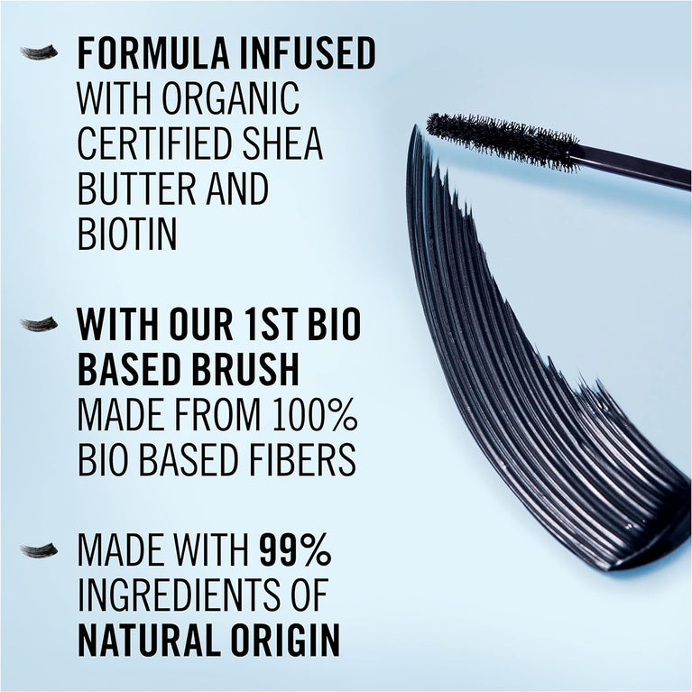 Rimmel Compassionate & Cruelty-Free Volumizing and Lengthening Mascara in Black, 7ml