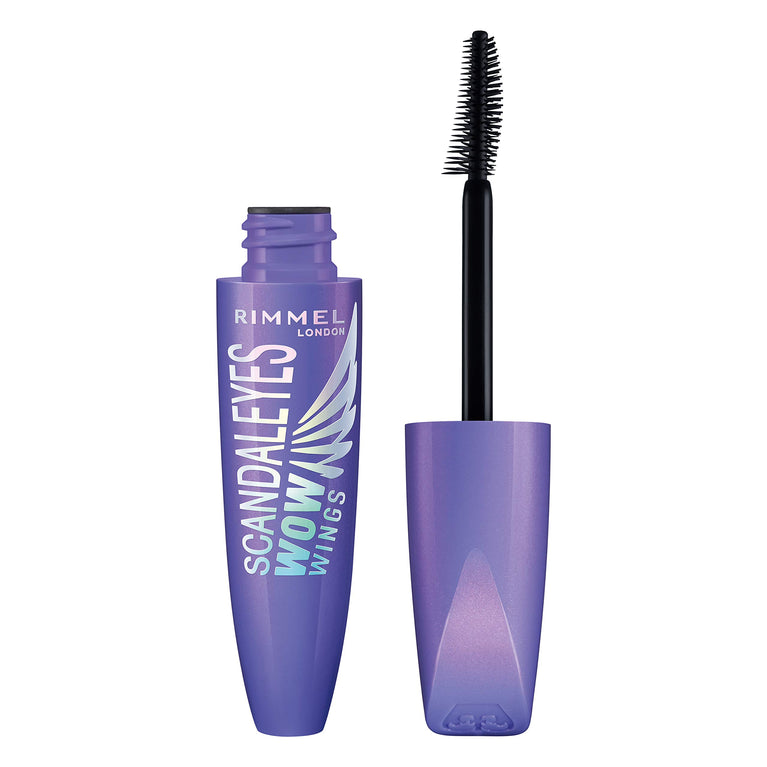 Rimmel Scandaleyes Extreme Volumising and Winged Mascara, Long-Lasting, Smudge-Proof, 12 ml, Black
