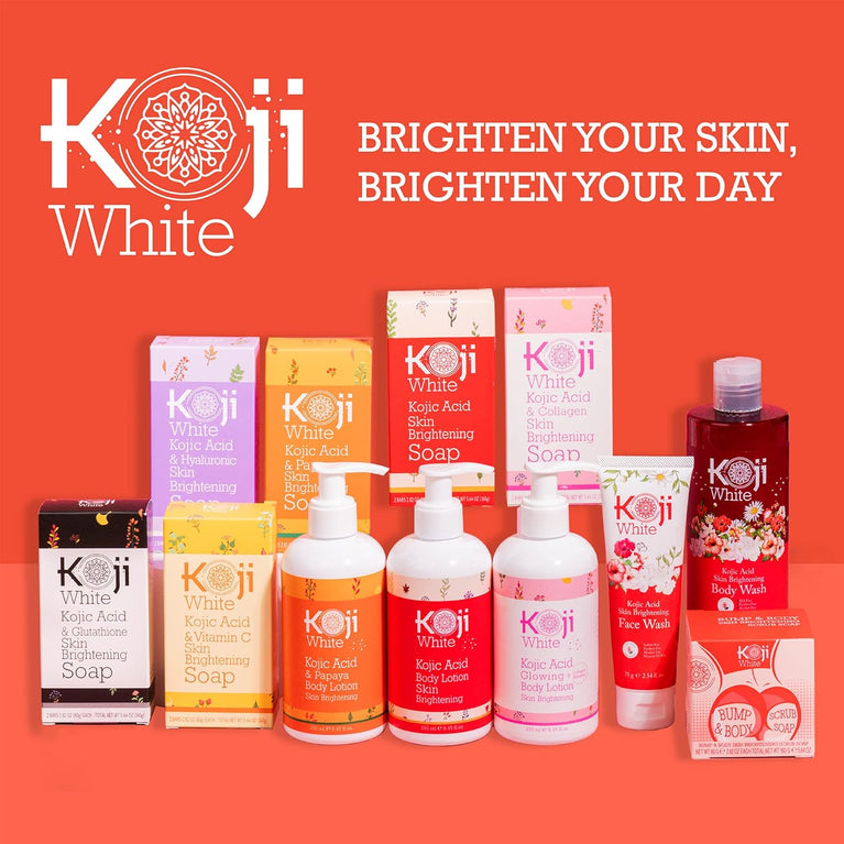 Radiant Glow Kojic Acid Skin Brightening Soap for Face and Body - 2.82 oz (2 Bars)