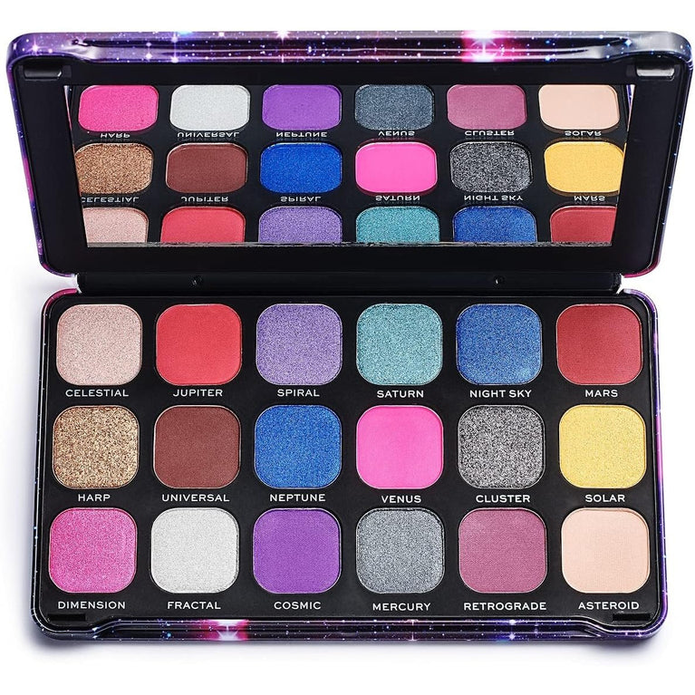 Revolution Beauty London Forever Flawless Constellation Eyeshadow Palette with 18 Vibrant Shades, 19.8g