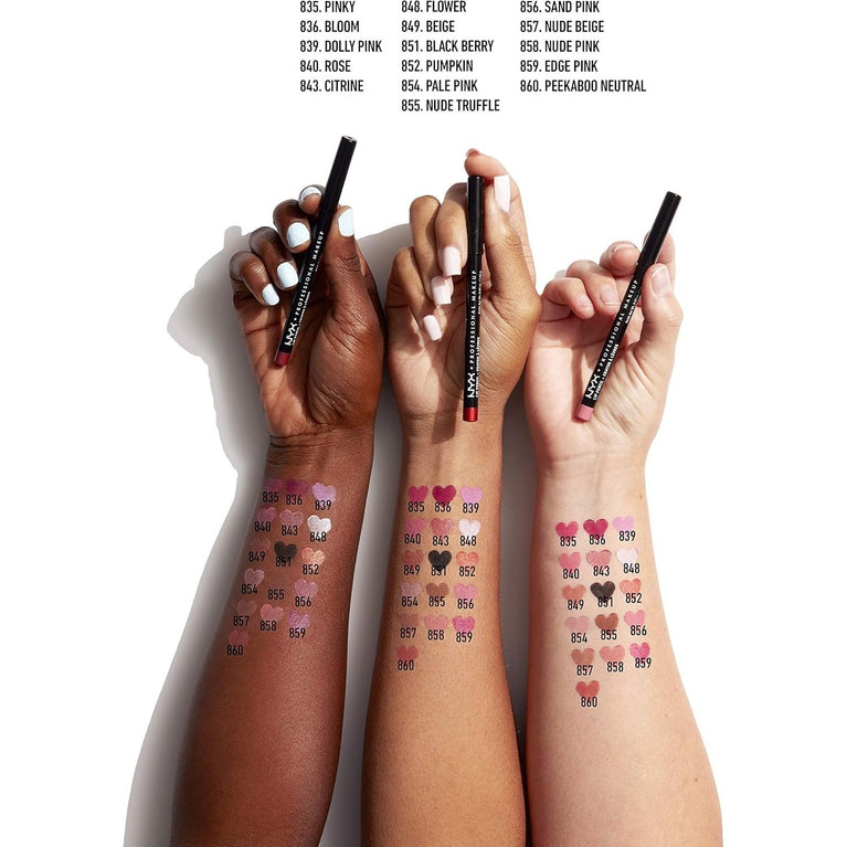 NYX Professional 854 Moisturising Lip Liner Makeup