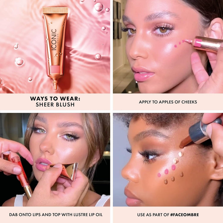 ICONIC Power Pink Multi-Purpose Sheer Blush Gel - 12.5ml