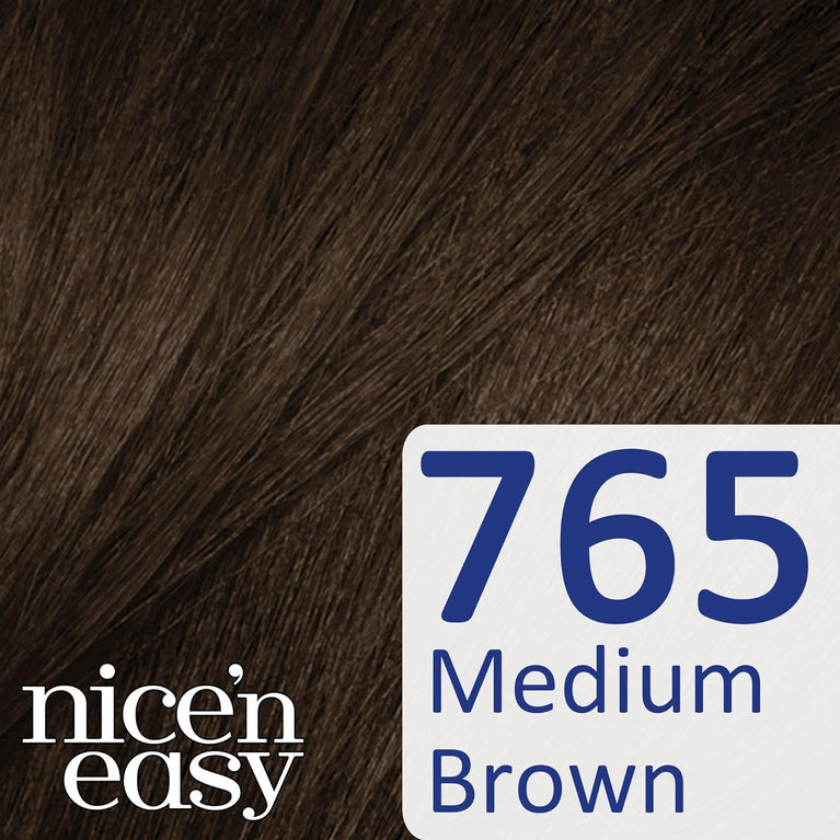 Clairol Nice'n Easy No Ammonia Hair Dye, 765 Medium Brown
