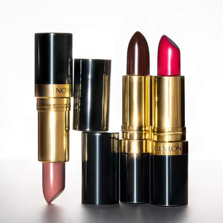 Revlon Ultra-Smooth Lipstick with Vitamin E & Avocado Oil in Pink Pearl & Cappuccino (353) - High Impact Colours with Hydrating Formula