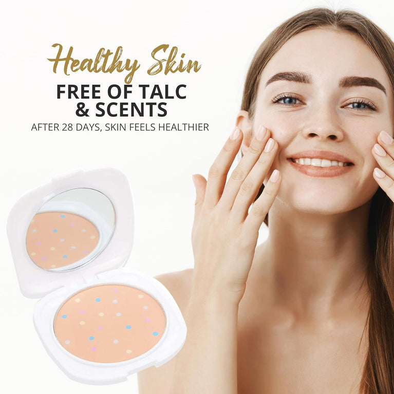 Etmore Luxurious Radiance Compact Powder - Argan Oil Infused for Seamless Blending and Luminous Finish