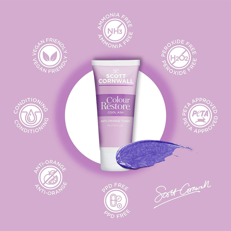 Scott Cornwall Colour Restore Cool Ash Toner 100ml