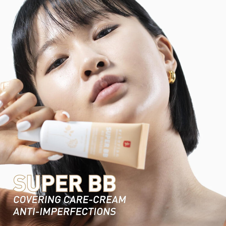 Erborian Ginseng Infused Ultimate High-Coverage Tinted BB Cream - SPF 20 Sun Protection, Imperfection Corrector, and Complexion Perfector - Korean Skincare Solution