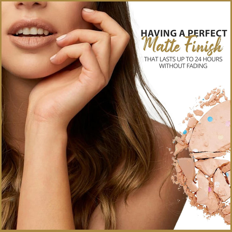 Etmore Luxurious Radiance Compact Powder - Argan Oil Infused for Seamless Blending and Luminous Finish