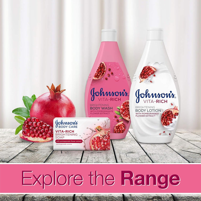 Johnsons Adult Vita-Rich Brightening Pomegranate Body Lotion - 400 ml