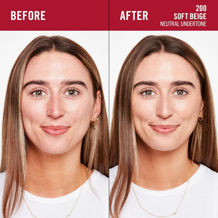 Rimmel 35-Hour Hydrating Foundation with SPF20 - Soft Beige 200 for Full Coverage and Long-Lasting Wear