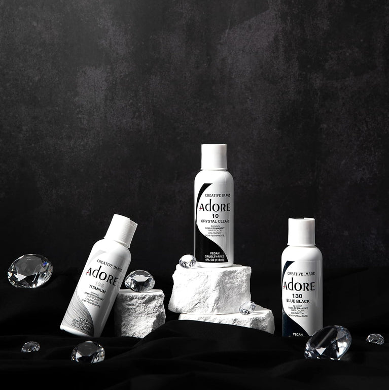 Adore Illuminating Semi Permanent Hair Dye, Crystal Clear 10