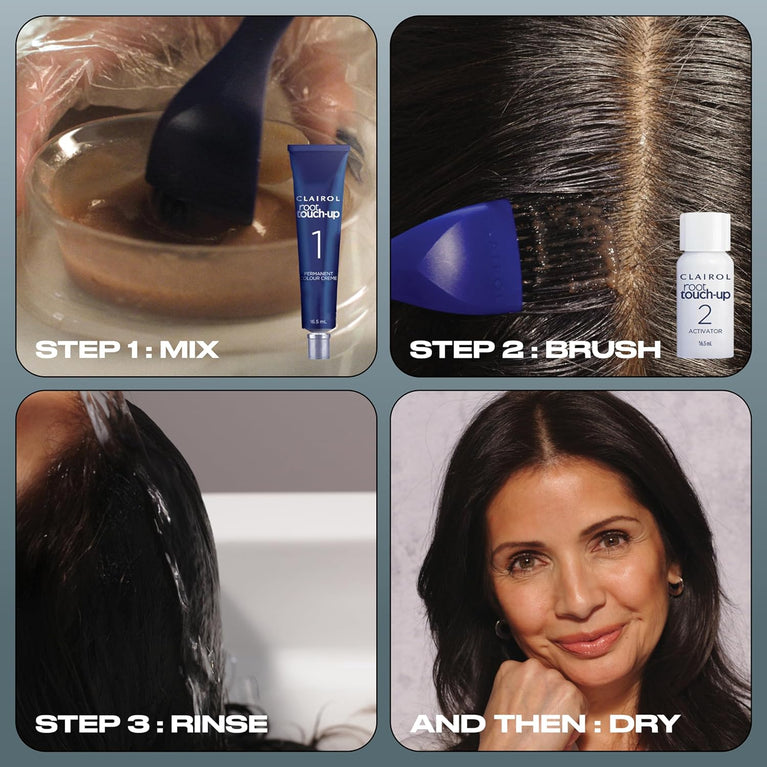 Clairol Root Touch-Up Hair Dye in 4 Dark Brown Shade
