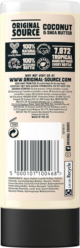 Coconut & Shea Butter Shower Gel Multipack, 6x250ml