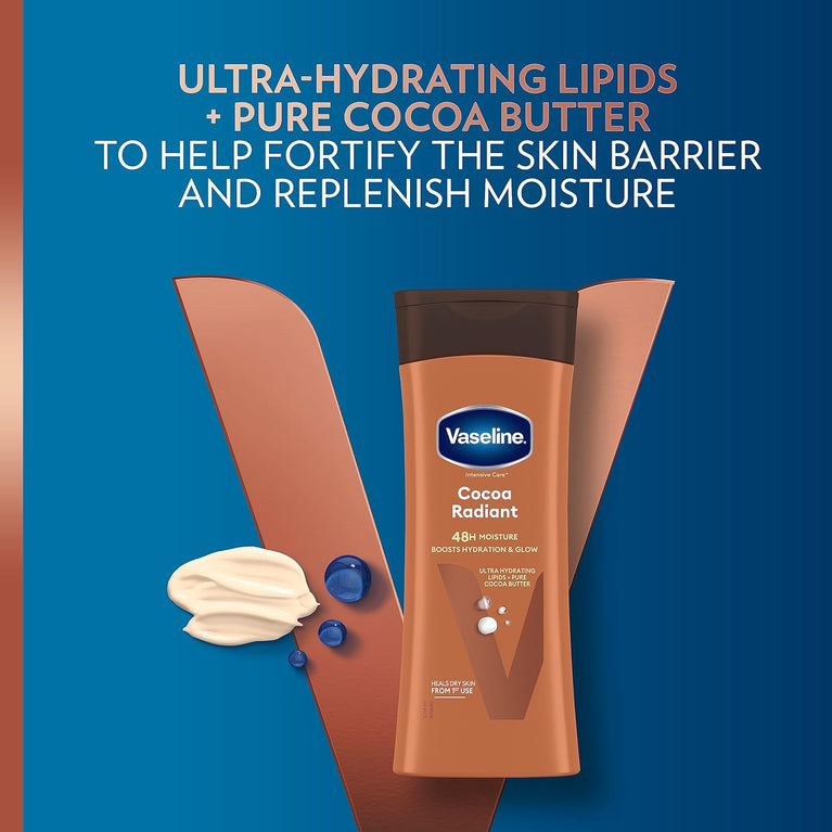 Vaseline Intensive Care Cocoa Radiant Body Lotion for Dry Skin 200 ml