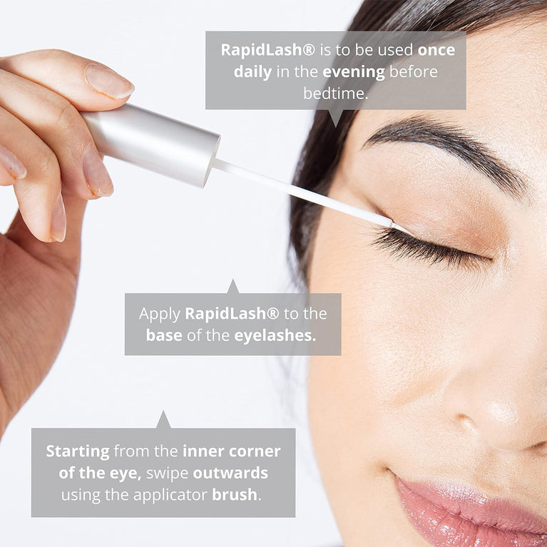 Intensive Lash Amplifier Serum with Hexatein 1 Complex by RapidLash for Visibly Fuller, Longer, and Strengthened Eyelashes, Moisturising and Conditioning Formula, 3ml (Packaging may vary)