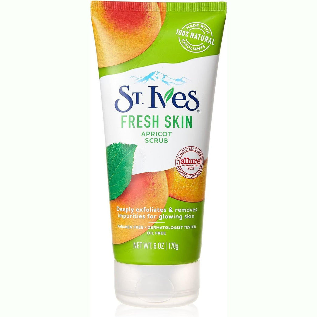 St Ives Fresh Skin Invigorating Apricot Scrub with Oil-Free Salicylic Acne Medication