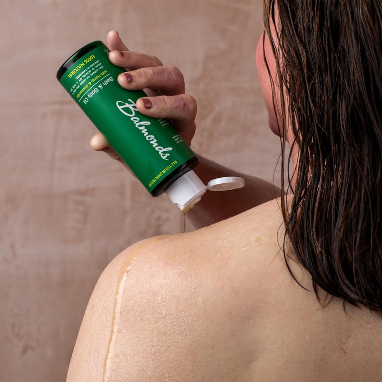 Balmonds Versatile and Nourishing 100% Natural Bath & Body Oil with Plant-Based Oils