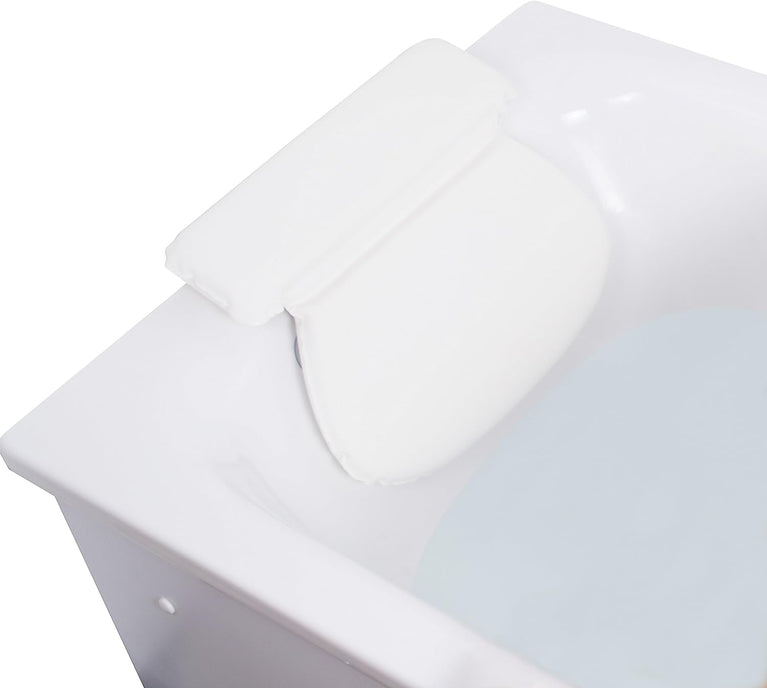 Ergonomic Waterproof Bath Pillow with Non-Slip Suction Cups for Ultimate Home Spa Comfort