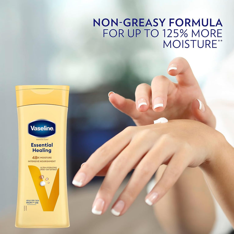 Vaseline Intensive Care Essential Healing Body Lotion for Dry Skin - 200 ml