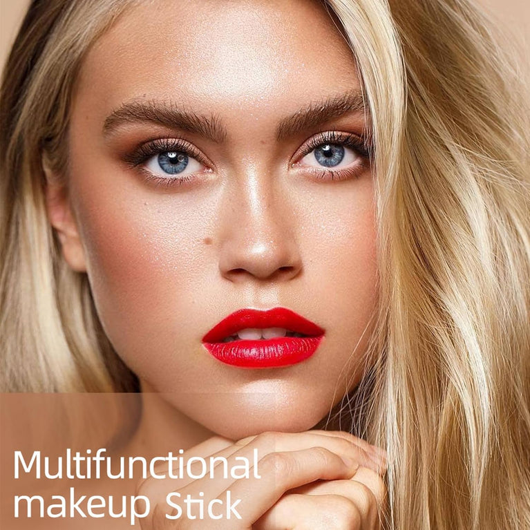 Ultimate 3-in-1 Cream Contour Beauty Wands with Waterproof Blush and Highlighter Sticks