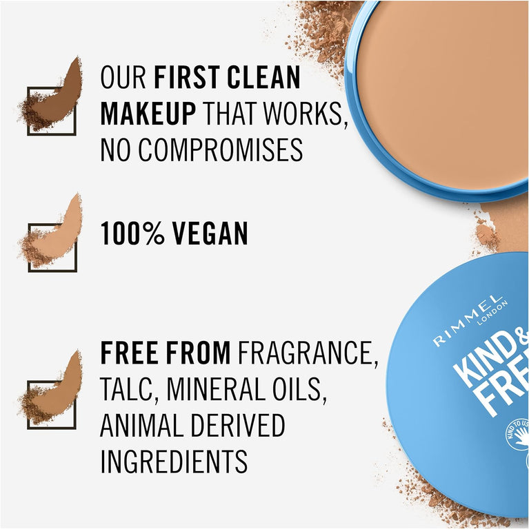 Rimmel's Vegan and Cruelty-Free Natural Glow Pressed Powder in Light 020