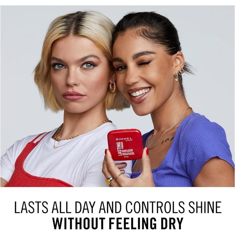 Rimmel London 001 Fair Porcelain Lightweight Compact Foundation with Long-lasting Coverage, 7g