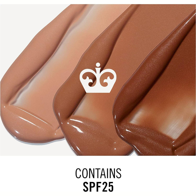 Rimmel Lasting Radiance Foundation in Soft Beige - Medium Coverage with SPF 25 and Anti-Pollution Properties, 30ml