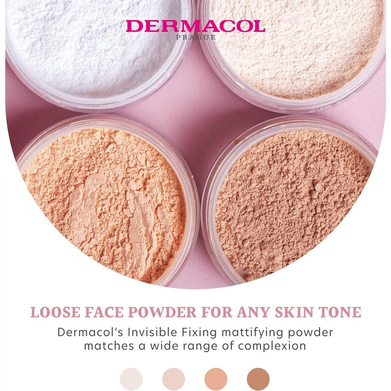 Dermacol Touch-Proof Translucent Setting Powder for Oil Control and Matte Finish, 13.5g