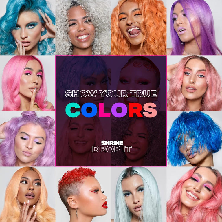 SHRINE Drop It Semi-Permanent Hair Dye Drops Pink 20ml