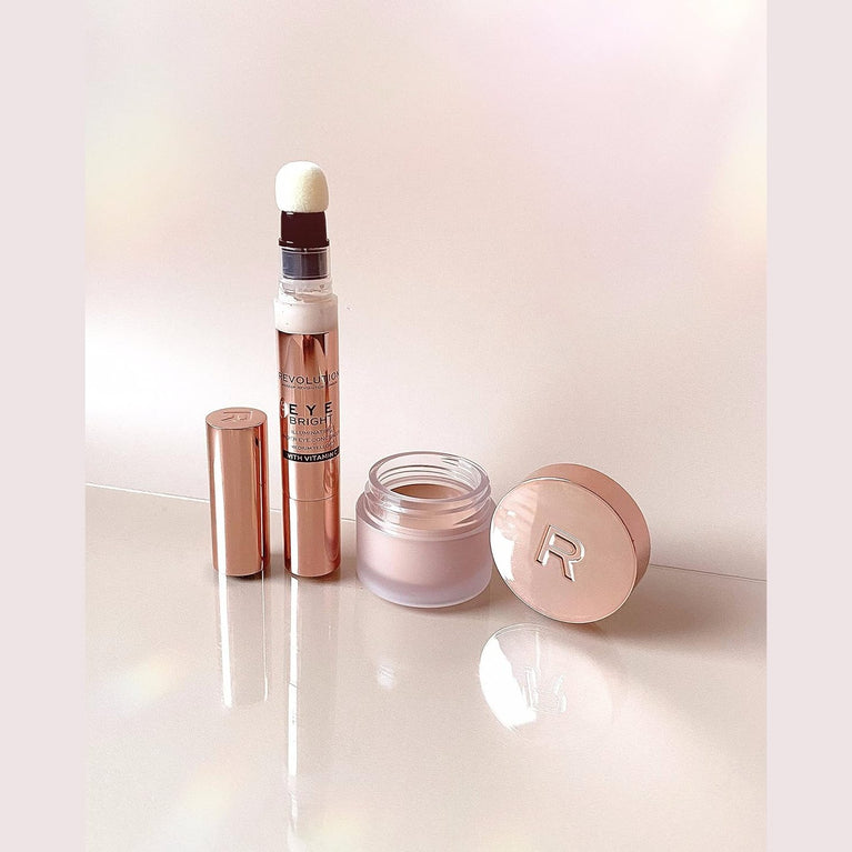 Revolution Beauty London's Illuminating Eye Concealer - Targets Under-Eye Circles and Redness, Vegan and Cruelty-free, 3ml
