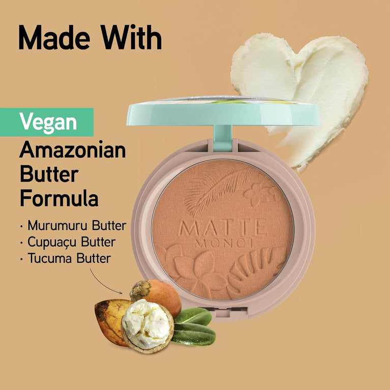Physician's Formula, Inc.'s Tahitian Glow Matte Monoi Butter Bronzer - A Water-Proof, Vegan-Friendly Bronzing Solution with Extended Wear