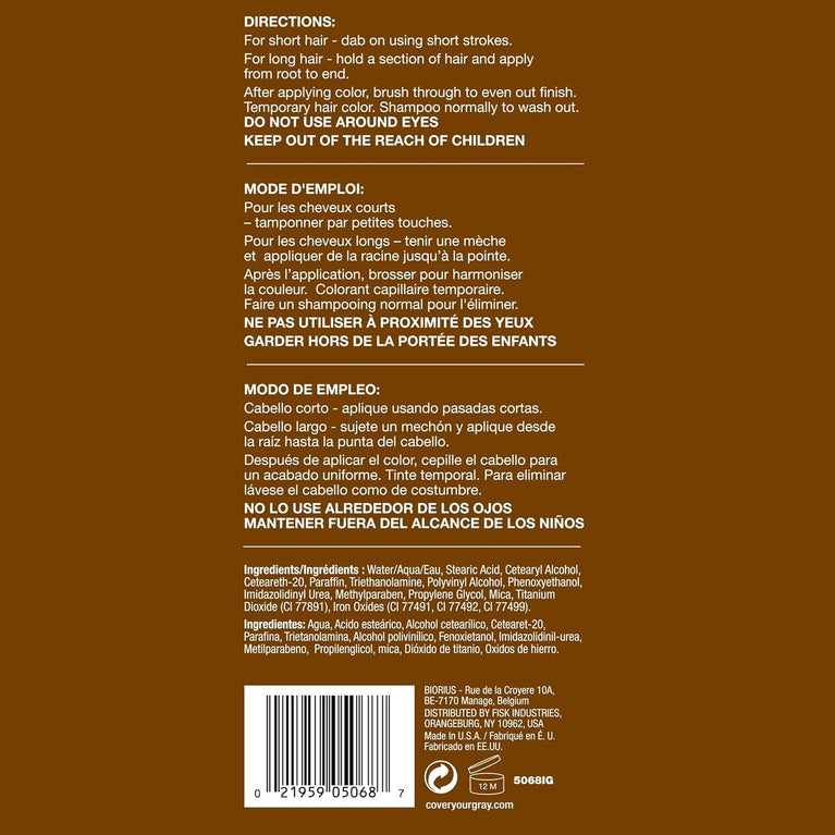 Cover Your Gray Instant Touch Up Wand Mascara, Dark Brown