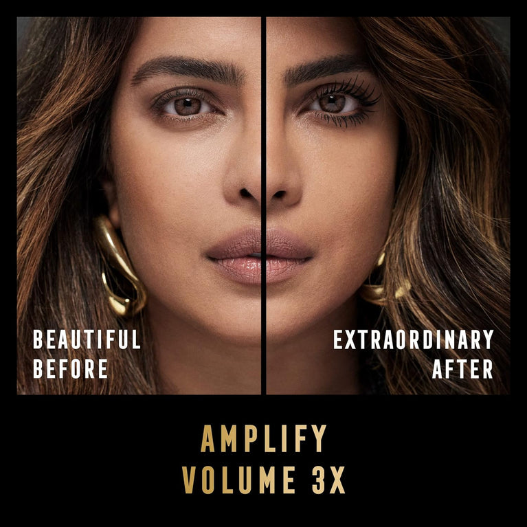 Max Factor Dramatic Volume 2000 Calorie Mascara in Black, 9 ml Single Pack - Suitable for Sensitive Eyes