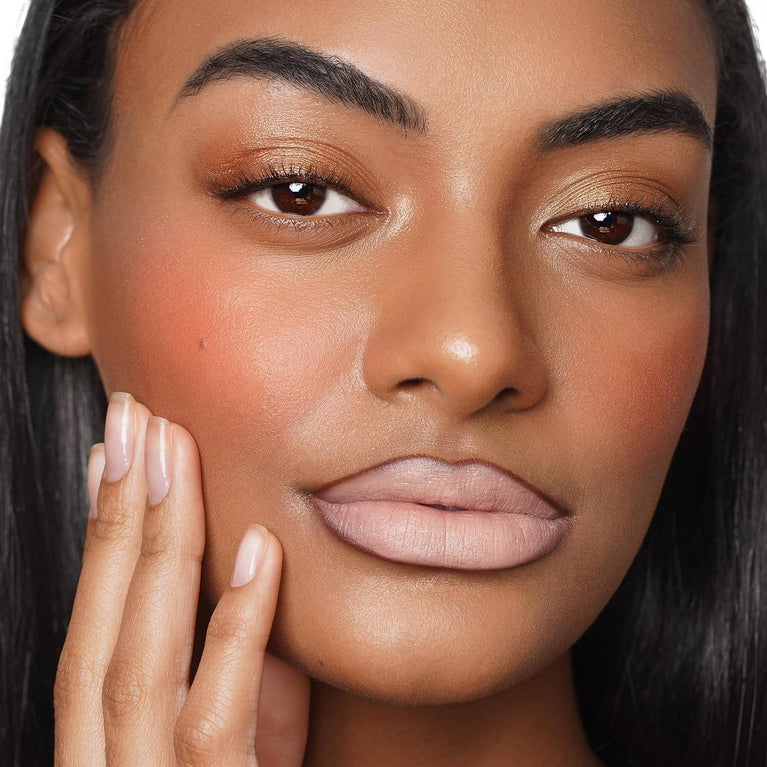 Oulac High Coverage Crème Lipstick - Hydrating Shea Butter Infused, Satin Finish, Vegan and Gluten-Free, Nude Lip Colour SG01 Bare for Women