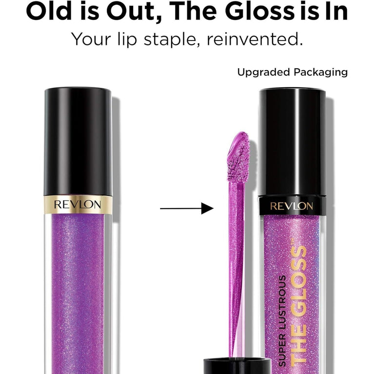 Revlon Ultra-Glossy Lip Amplifier, Moisturizing Agave, Moringa Oil, & Cupuacu Butter Infused Lipcolor, Lightweight & Non-Sticky, Super Natural (215)