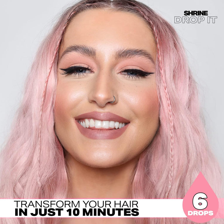 SHRINE Drop It Semi-Permanent Hair Dye Drops Pink 20ml