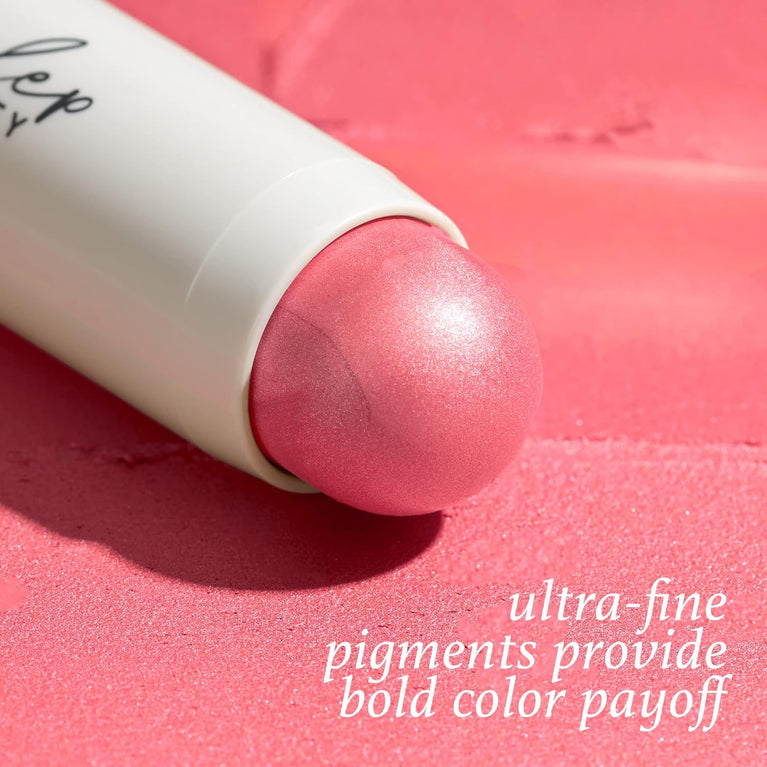 Julep 2-in-1 Blush and Cheek Makeup Stick in Peony Pink - Blendable, Buildable, and Brush-Free