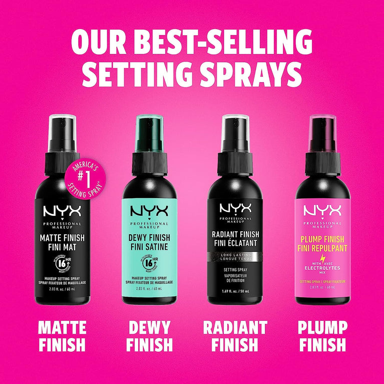 NYX Pro Makeup Long-lasting Setting Spray with Matte Effect, 60 mL