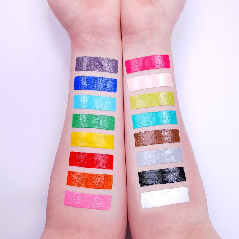 Moon Creations Ultimate Face Painting Crayon Stick in Red | Kids & Adults | 3.2g | Sweat & Water Resistant | UK Made, Cruelty Free | Ideal for Parties, Festivals, Halloween, Fancy Dress