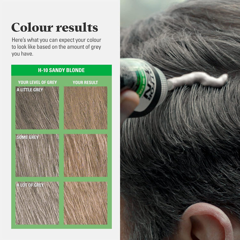 Grey Hair Solution for Men: Just For Men Original Formula Hair Dye, Restores Natural Colour in 5 Minutes - H10