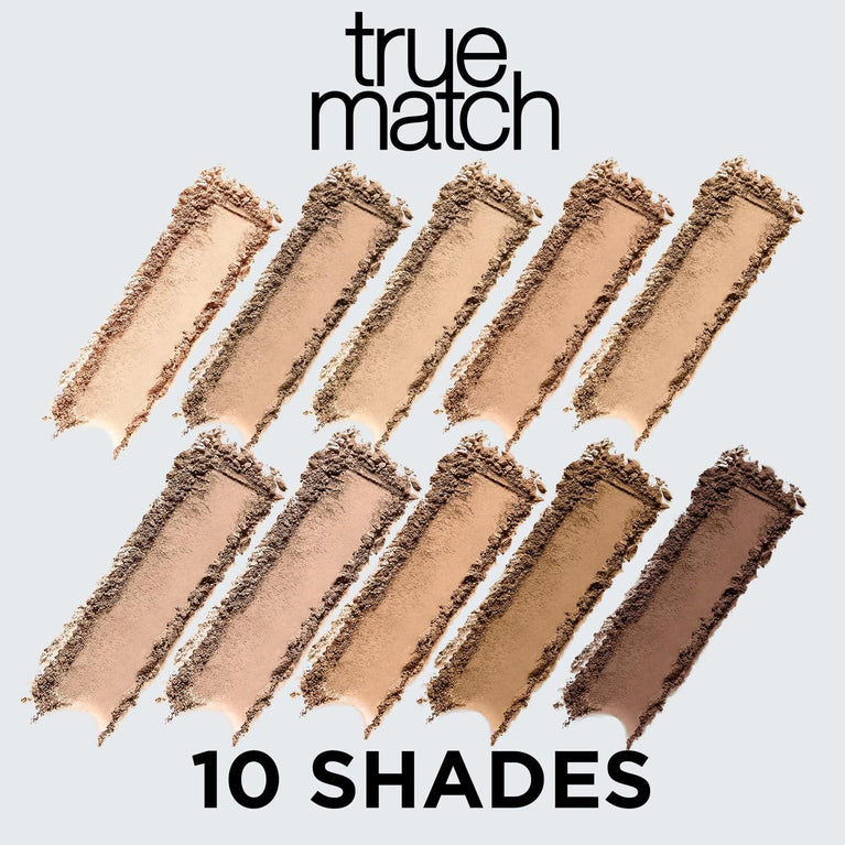 L'Oréal Paris Multi-Purpose Powder Foundation with Hyaluronic Acid for Flawless, Super-Blendable Coverage and Shine Control