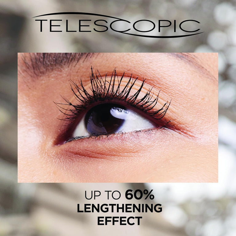 L'Oreal Paris Precision Application Telescopic Mascara in Magnetic Black, 8 ml