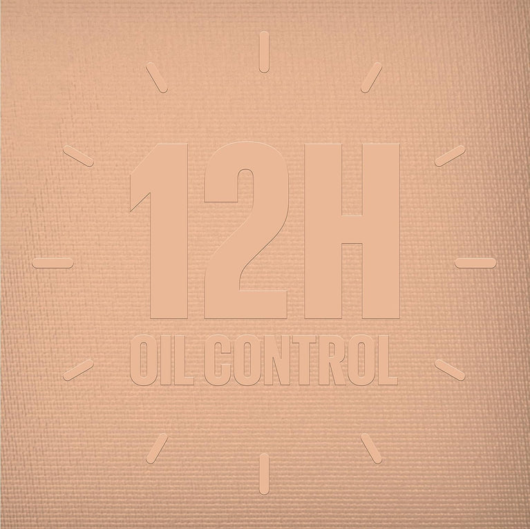 MAYBELLINE Shine Control Fit Me Matte + Poreless Face Powder in Natural Beige 220 - Ideal for Normal to Oily Skin Types