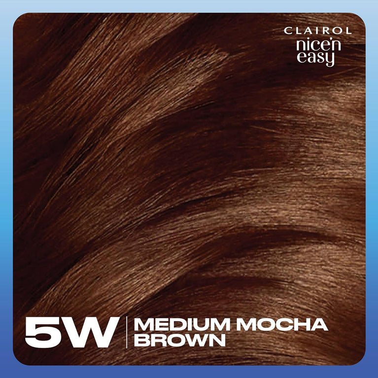 Natural Mocha Brown Hair Dye with Oil Infusion for Long-lasting & Gentle Grey Coverage