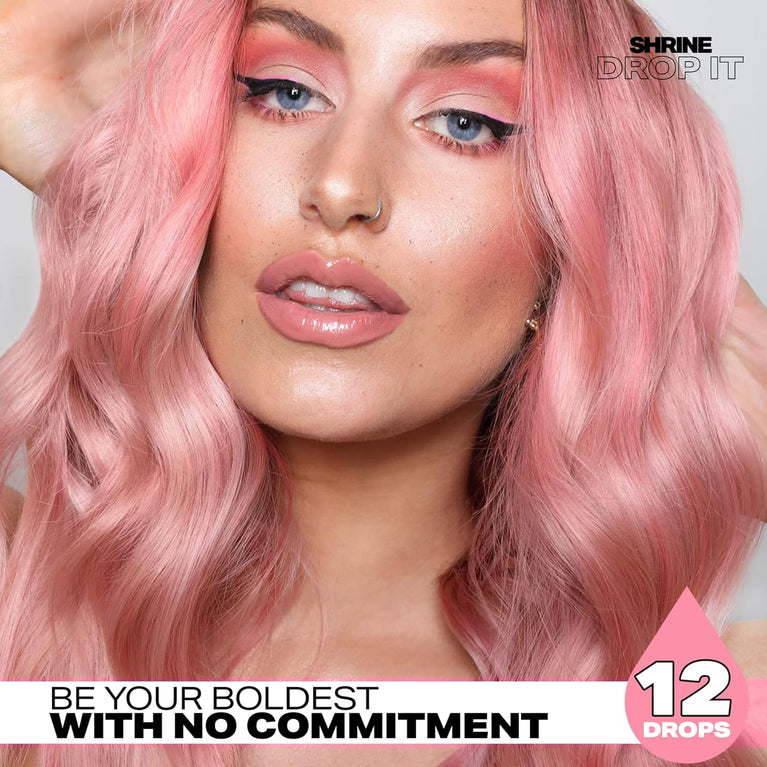 SHRINE Drop It Semi-Permanent Hair Dye Drops Pink 20ml