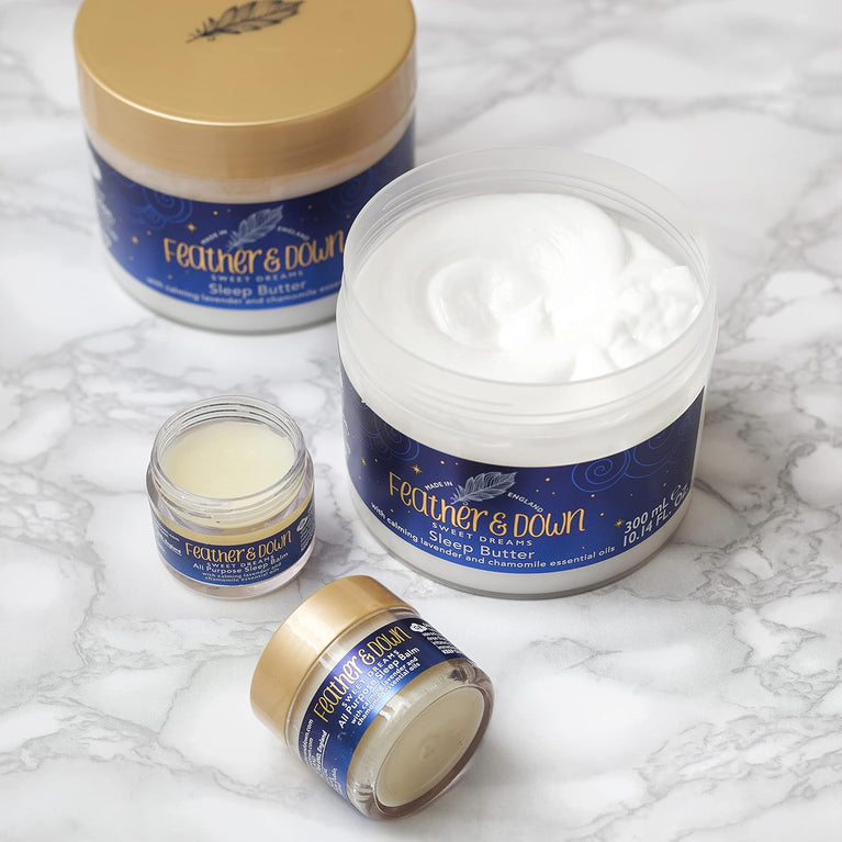 Sweet Dream Body Butter with Calming Lavender & Chamomile Essential Oils (300ml)