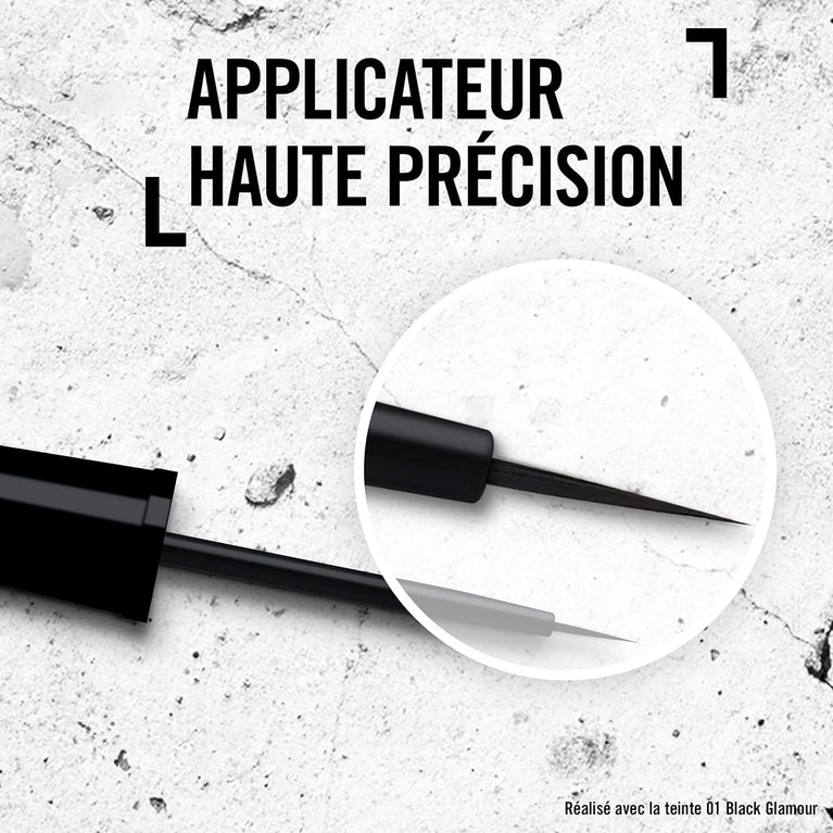 Rimmel London Glam Eyes Precision Liquid Eyeliner - Sophisticated 002 Brown Velvet Shade