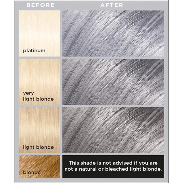 L'Oréal Paris Colorista Permanent Gel Hair Dye - Silver Grey Color Vibrance for Long-Lasting Shine