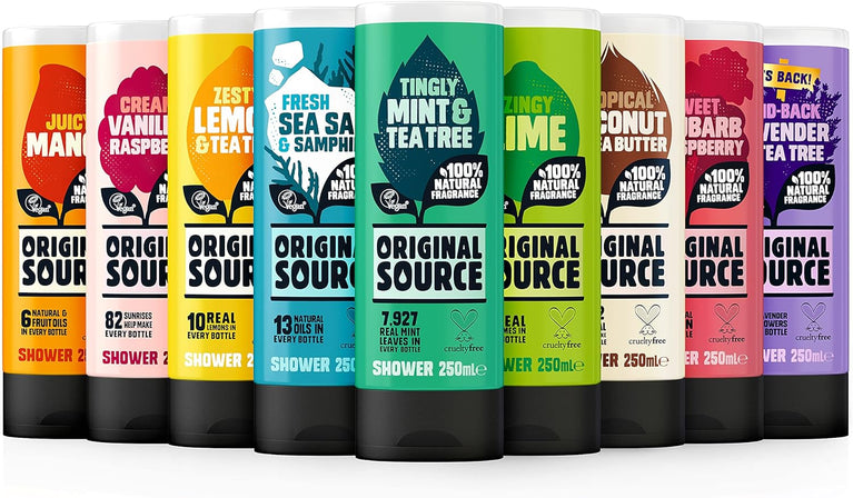 Coconut & Shea Butter Shower Gel Multipack, 6x250ml