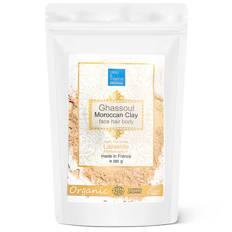 100% Natural Organic Ghassoul Moroccan Skin and Hair Care Set
